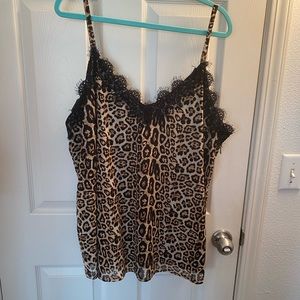 Leopard tank top
